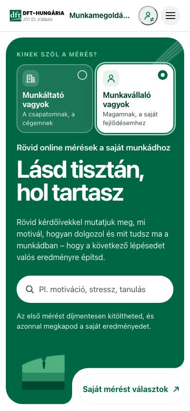Új oldal 390 px, munkavállalói nézet
